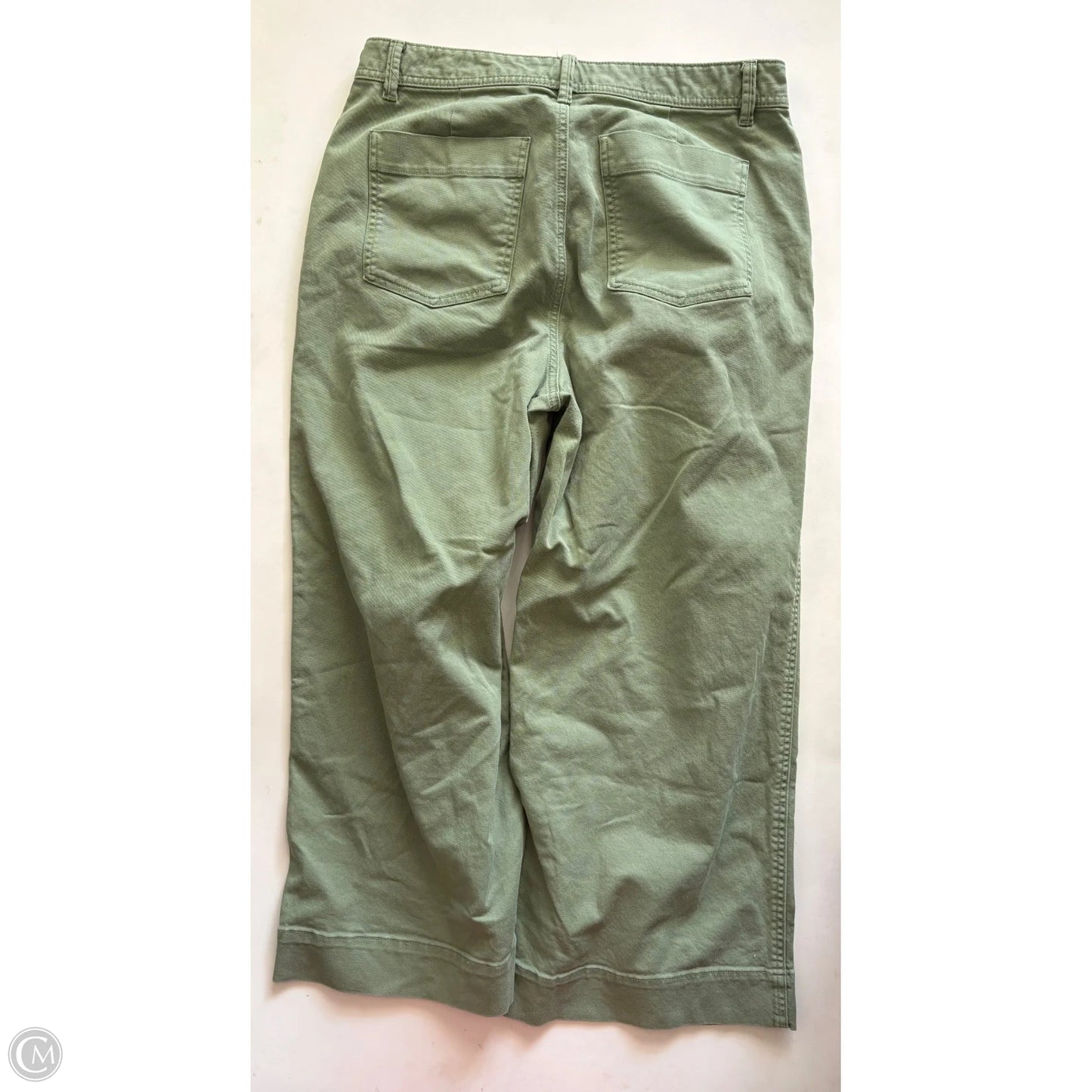 Jeans Wide Leg By Gap In Green, Size: 14