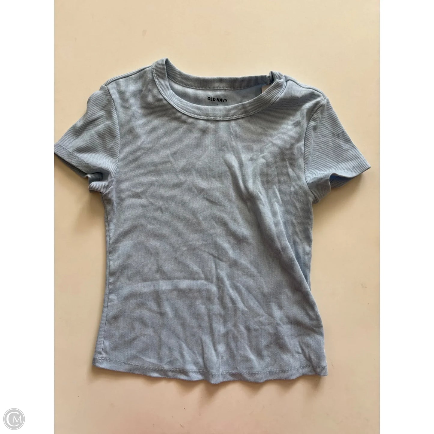 Top Short Sleeve By Old Navy In Blue, Size: M