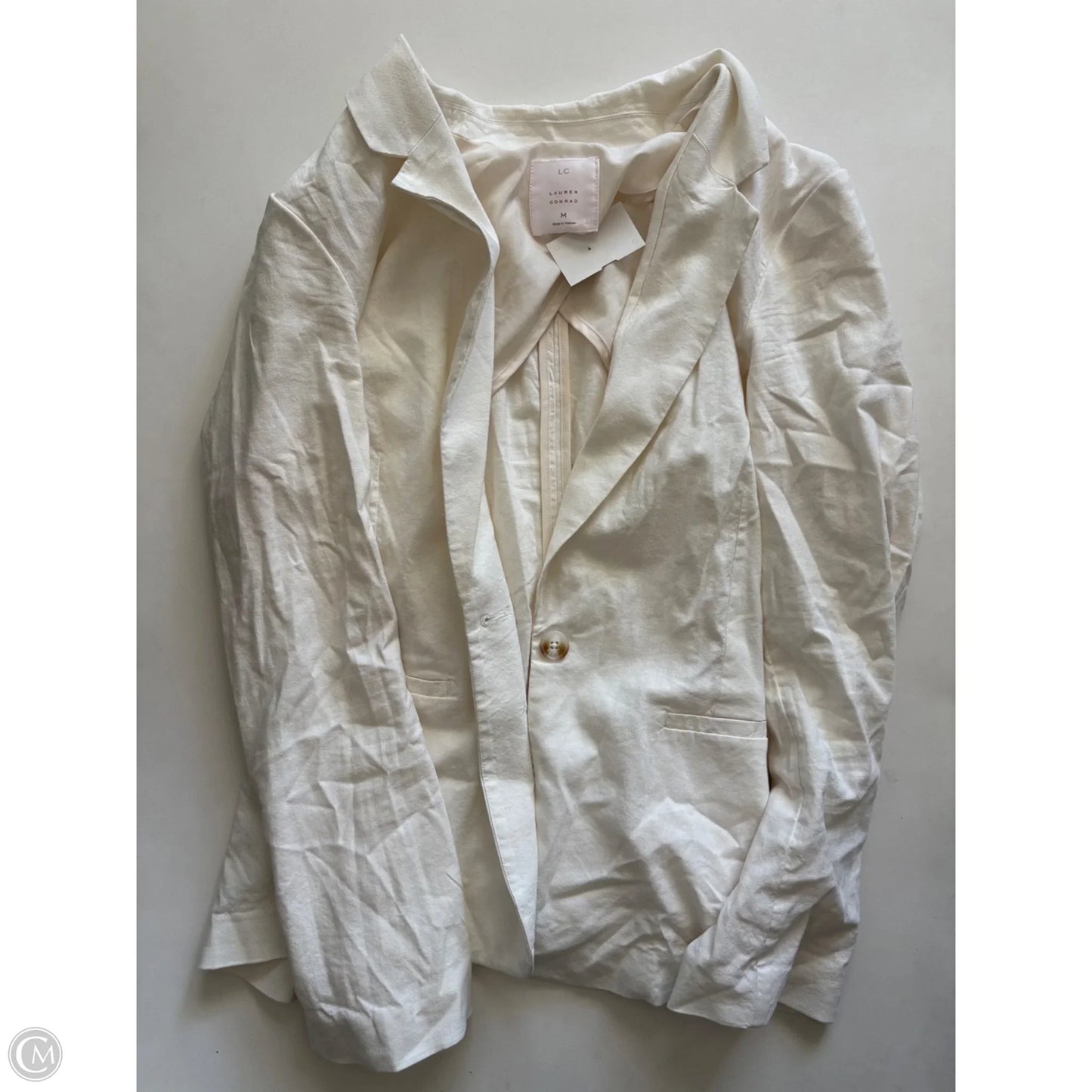 Blazer By Lc Lauren Conrad In Cream, Size: M