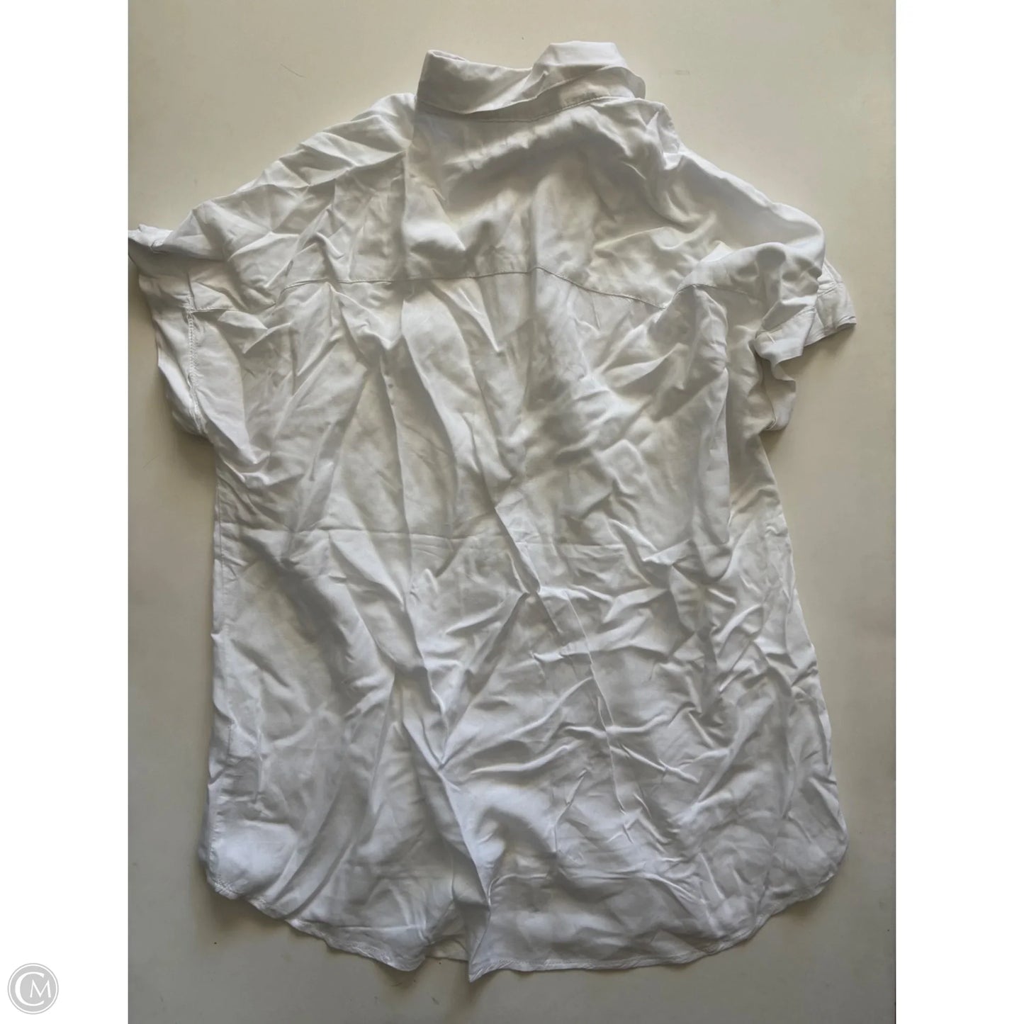 Top Short Sleeve By Beachlunchlounge In White, Size: S