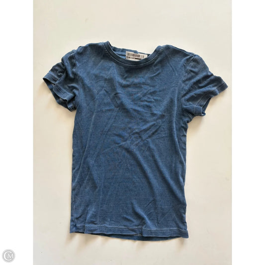 Top Short Sleeve By Good American In Blue, Size: S
