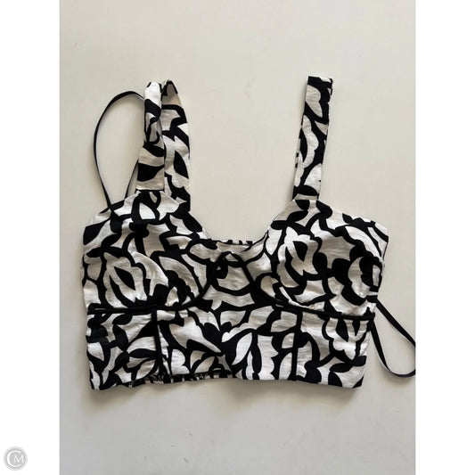 Pants Set 2pc By Monteau In Black & Cream, Size: 4