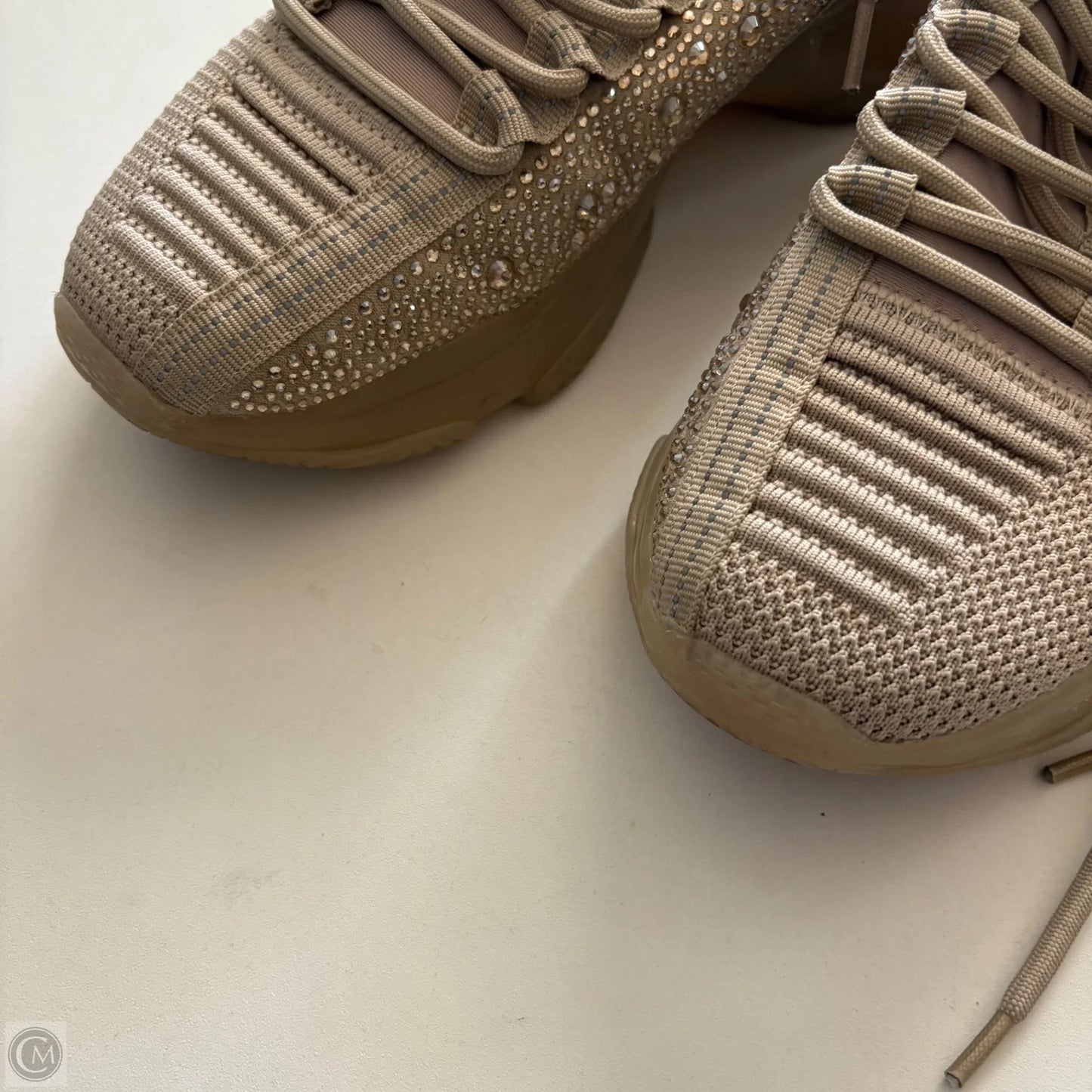 Shoes Athletic By Steve Madden In Tan, Size: 9