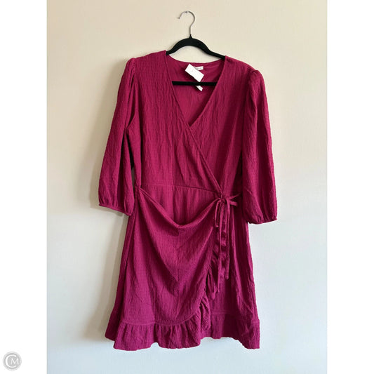 Dress Casual Midi By Cato In Pink, Size: Xl