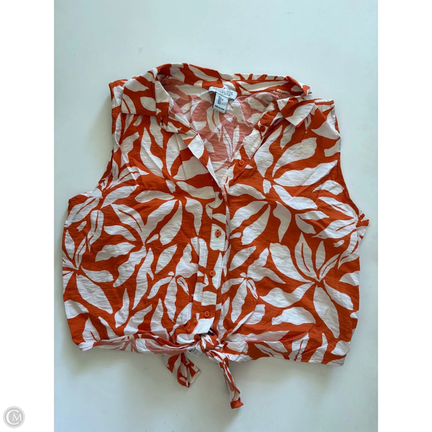 Top Sleeveless By Rachel Zoe In Orange, Size: L