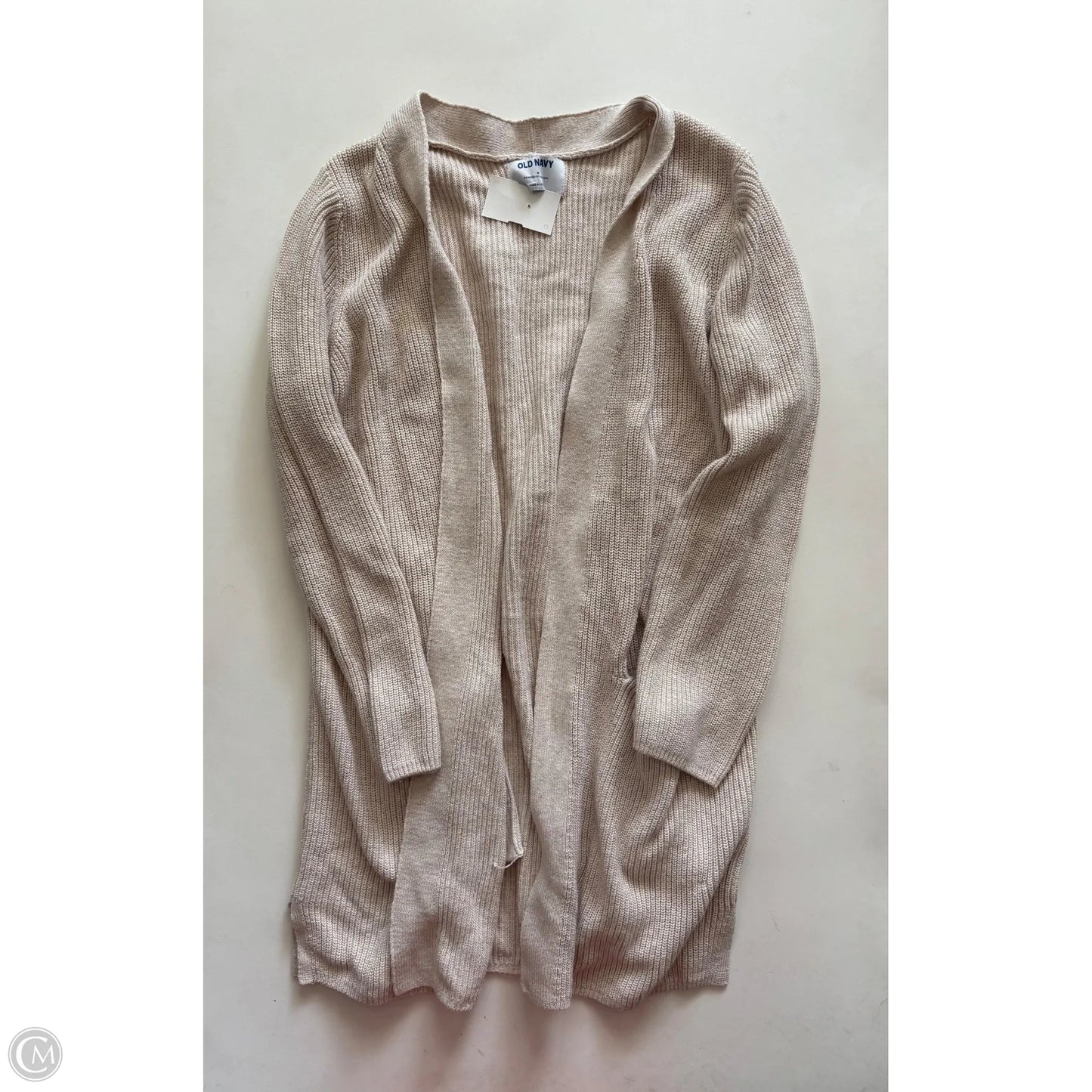 Sweater Cardigan By Old Navy In Cream, Size: M