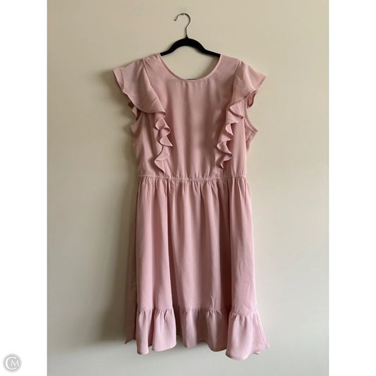 Dress Casual Midi By Kancy Kole In Pink, Size: Xl