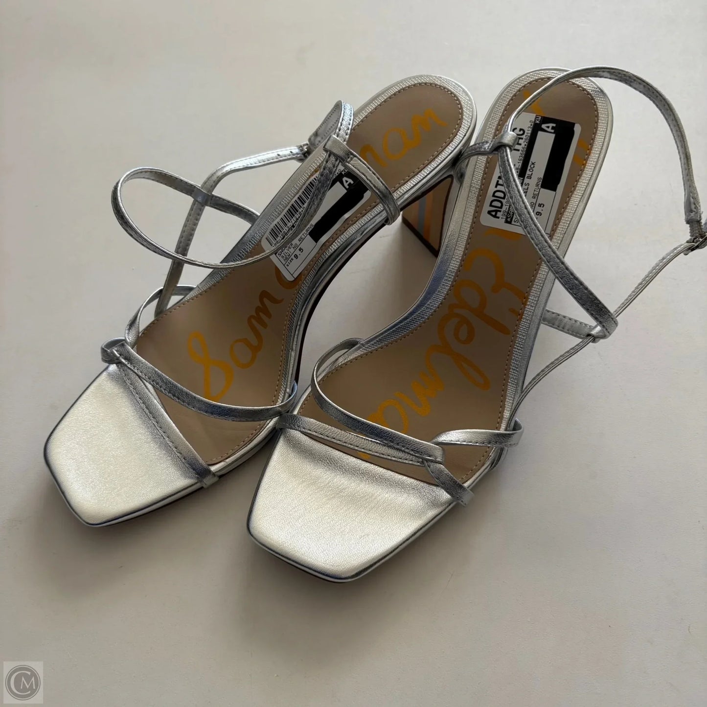 Shoes Heels Block By Sam Edelman In Silver, Size: 9.5