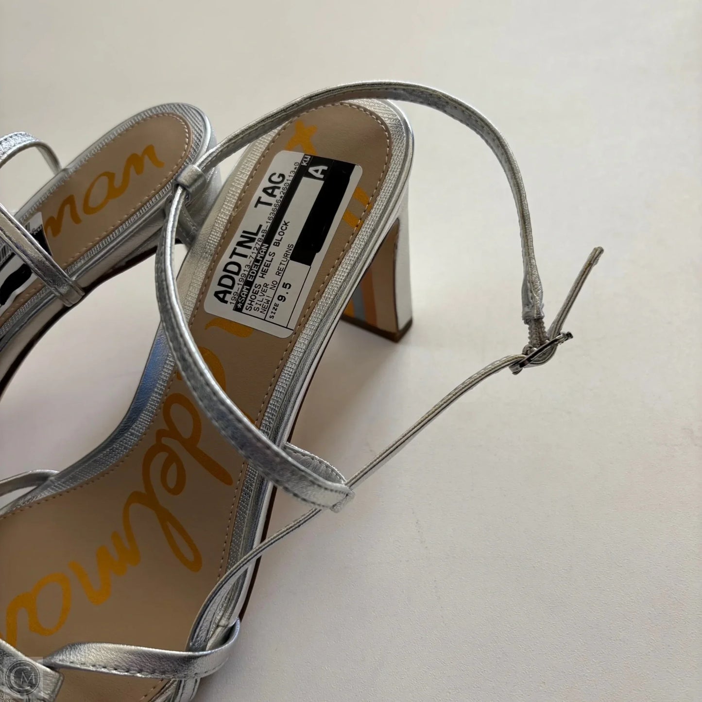 Shoes Heels Block By Sam Edelman In Silver, Size: 9.5