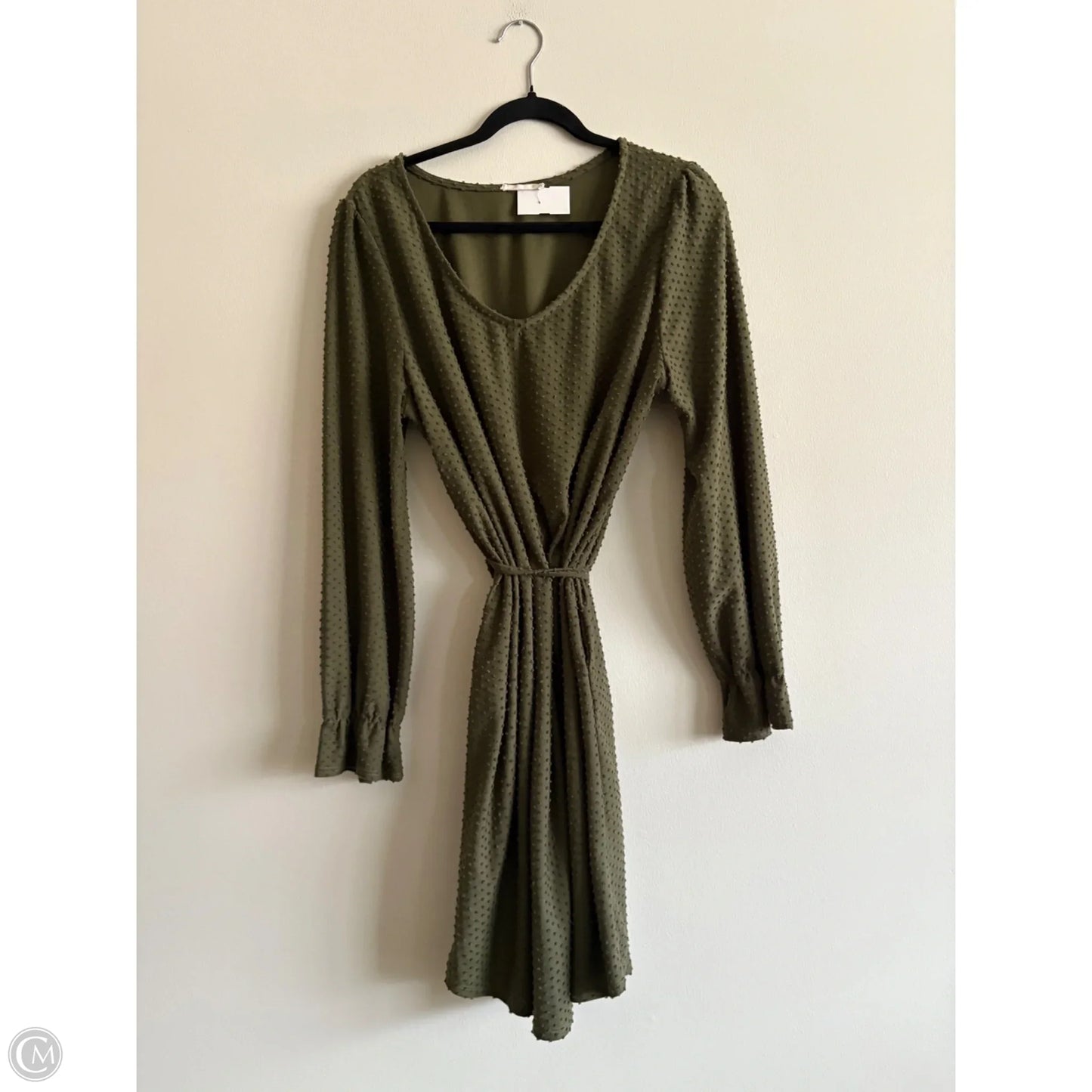 Dress Casual Midi By Reb In Green, Size: Xl