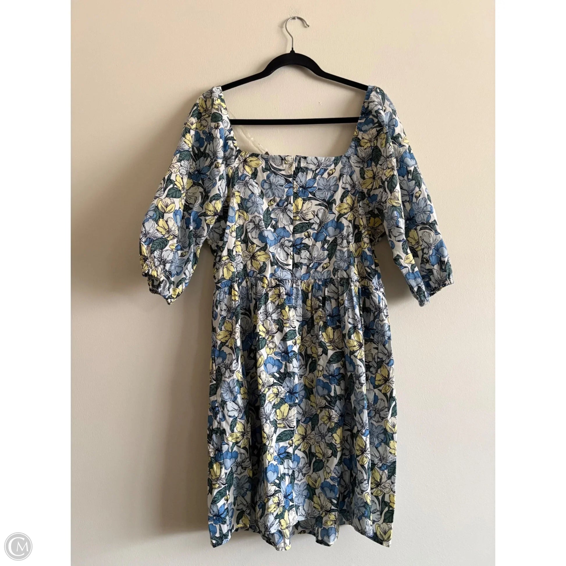 Dress Casual Midi By Cato In Floral Print, Size: Xl Dress Casual Midi By Cato In Floral Print, Size: Xl
