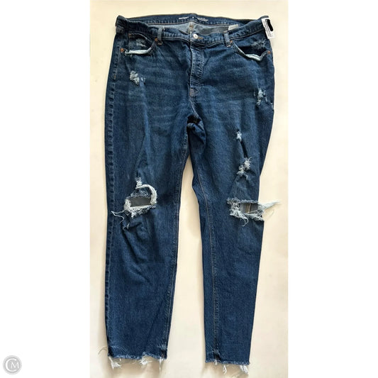 Jeans Straight By Old Navy In Blue, Size: 16