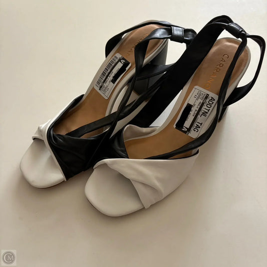 Shoes Heels Block By CARRANO In White, Size: 11