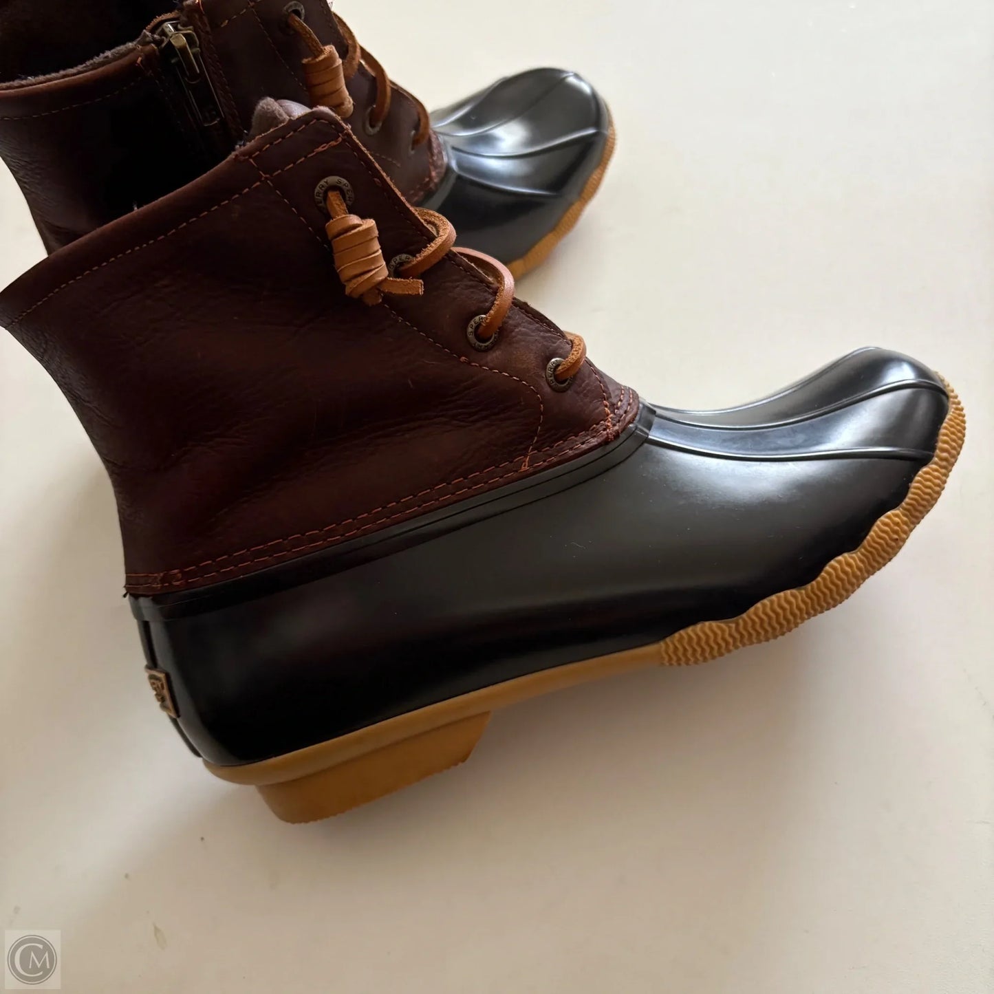 Boots Ankle Flats By Sperry In Brown, Size: 9