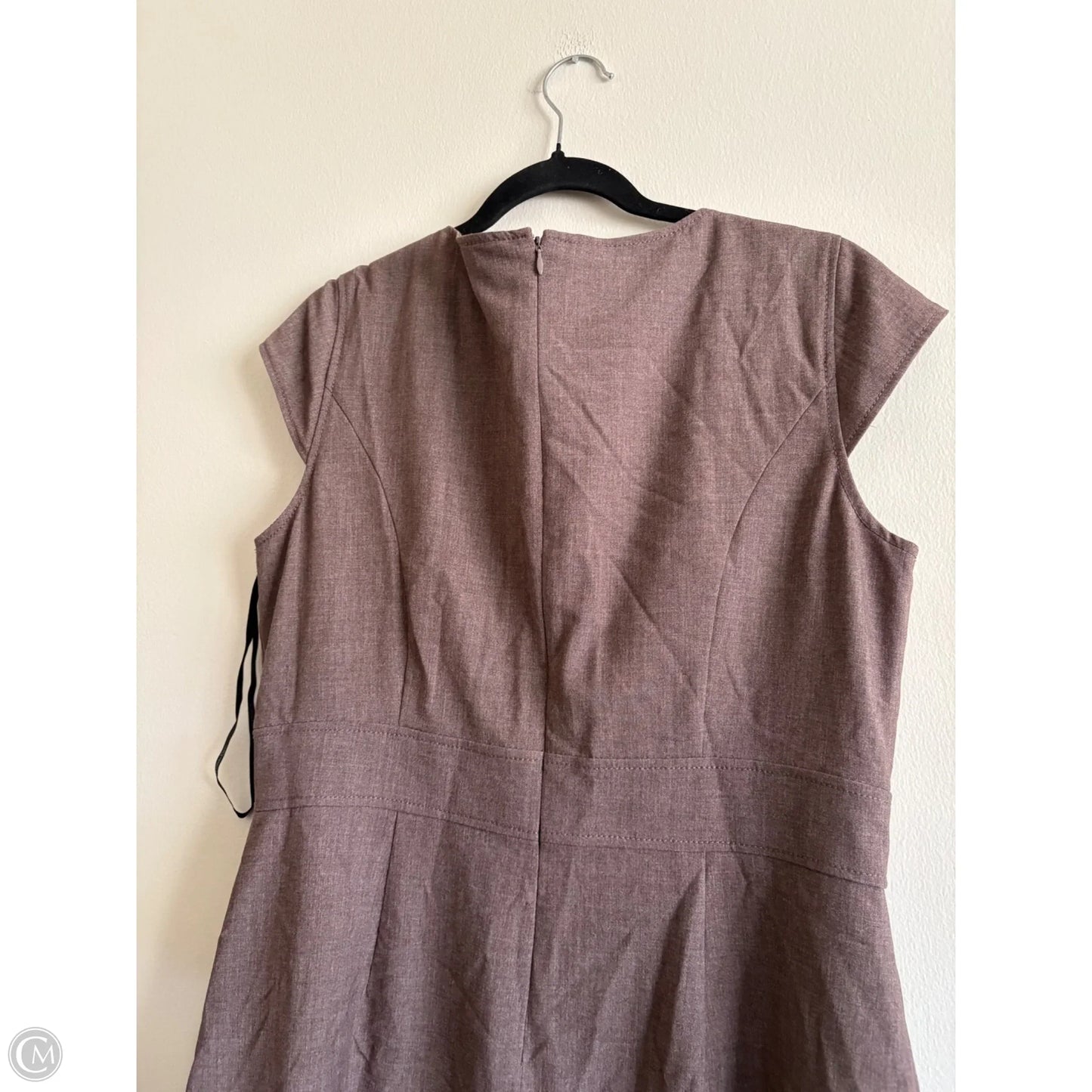 Dress Work By Calvin Klein In Brown, Size: L