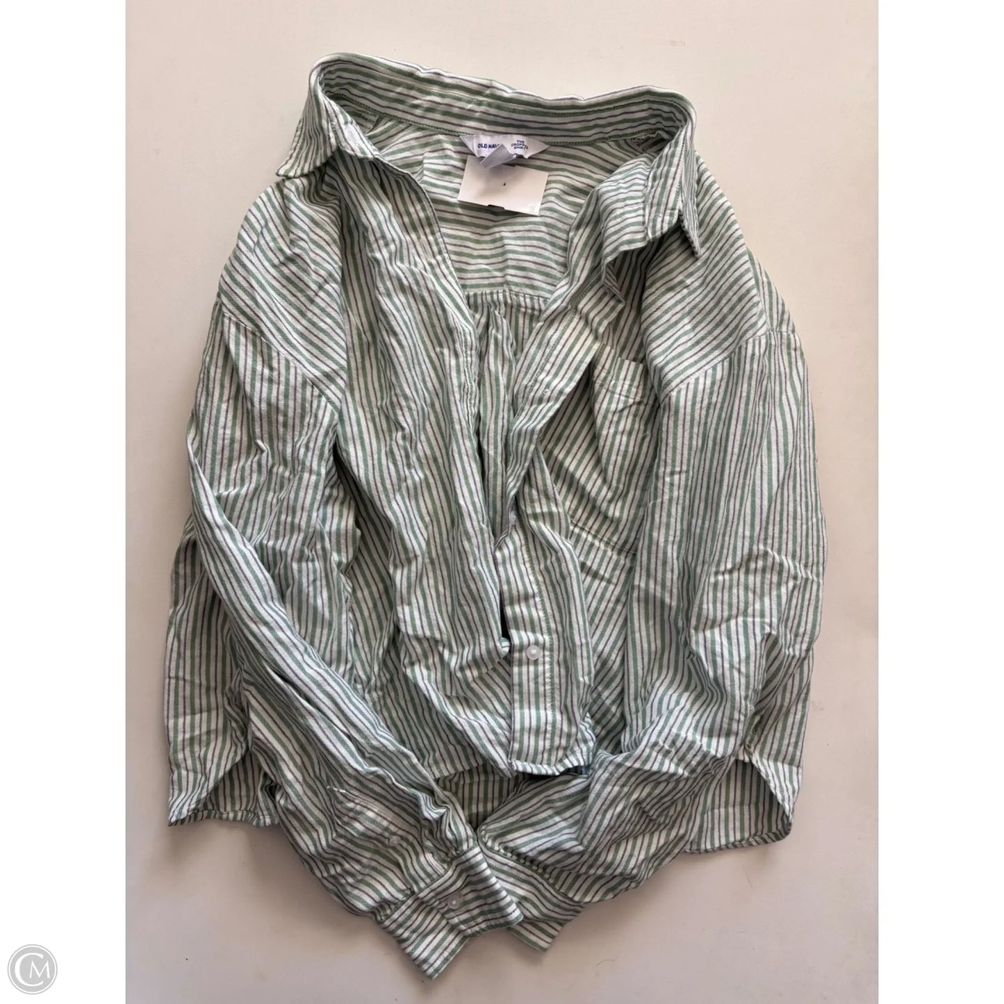 Top Long Sleeve By Old Navy In Striped Pattern, Size: Xl