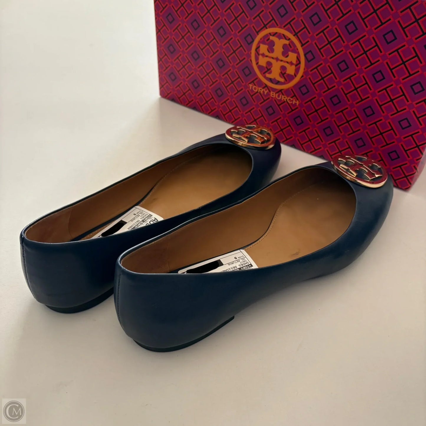 Shoes Designer By Tory Burch In Navy, Size: 9