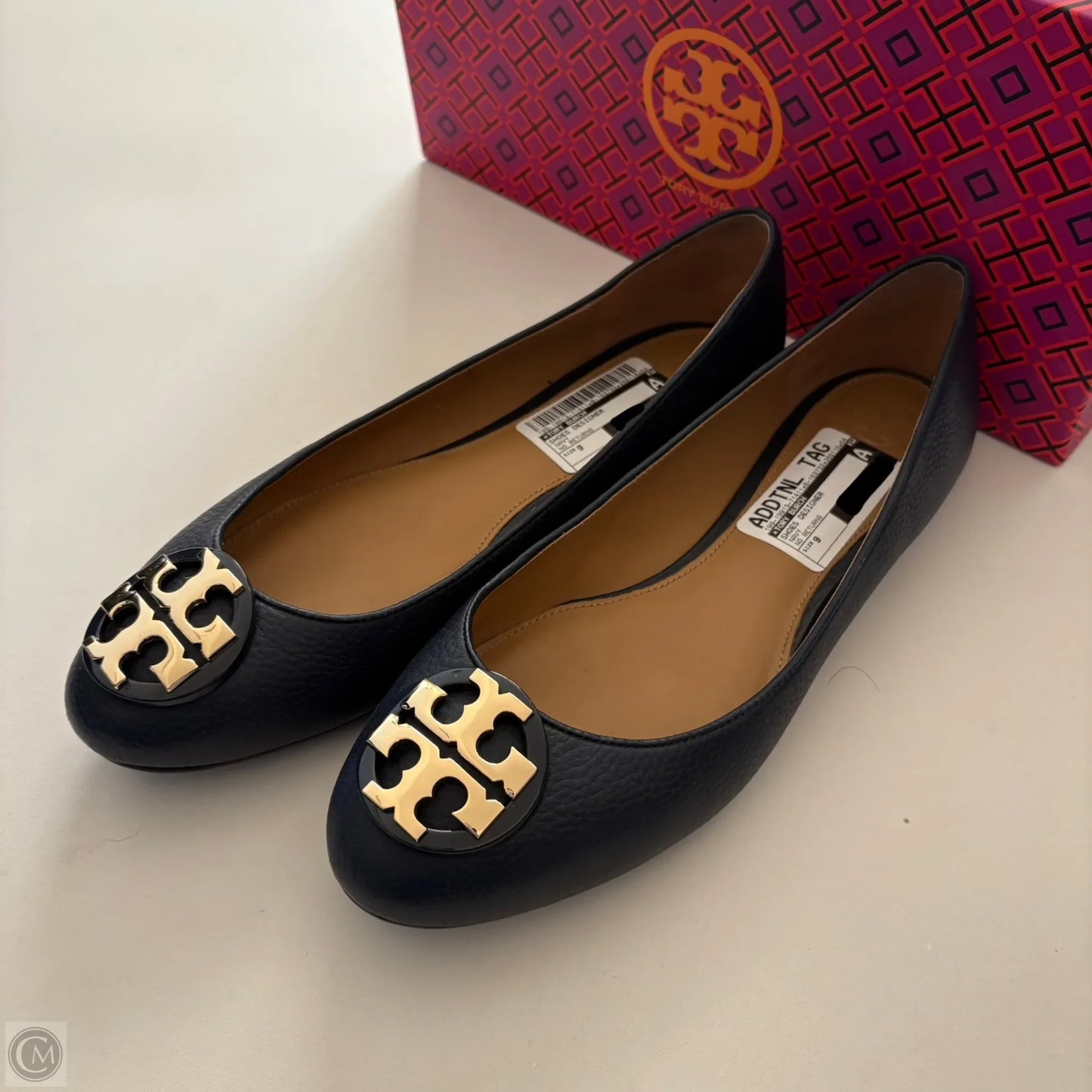 Shoes Designer By Tory Burch In Navy, Size: 9