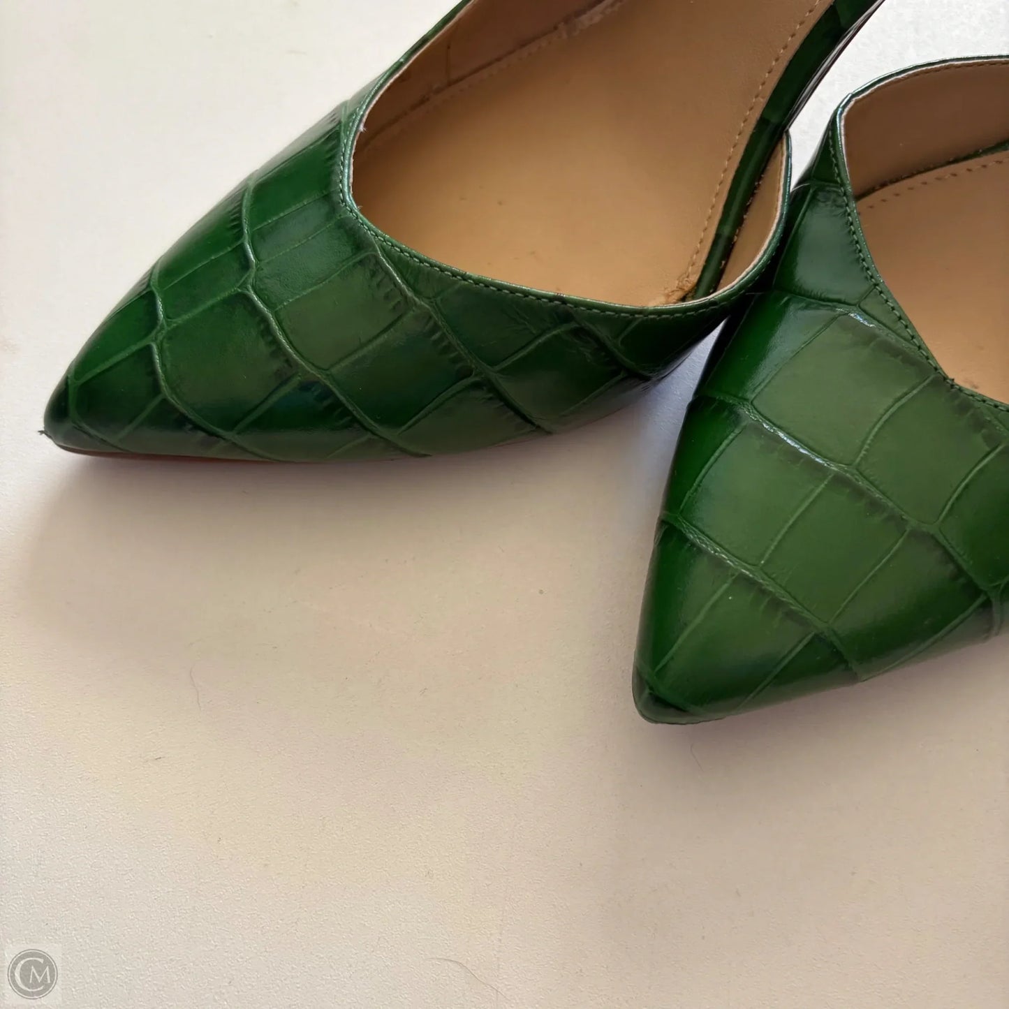Shoes Designer By Michael Kors In Green, Size: 9
