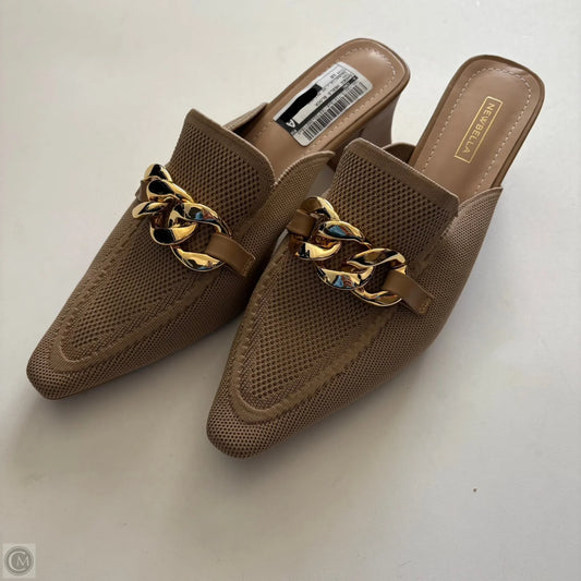 Shoes Heels Block By Newbella In Tan, Size: 10
