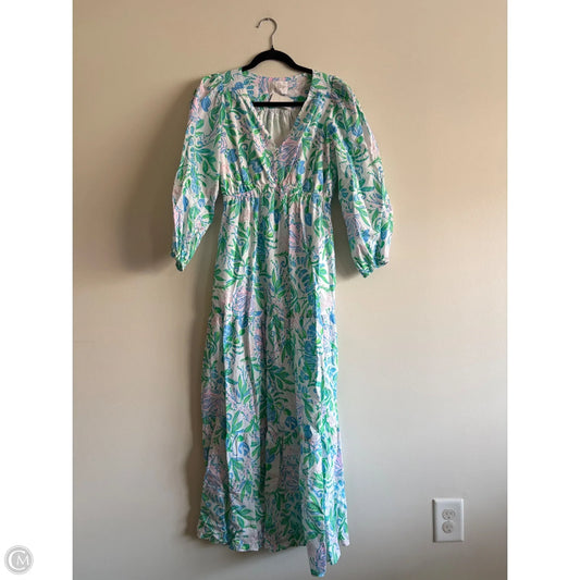 Dress Designer By Lilly Pulitzer In Floral Print, Size: Xs