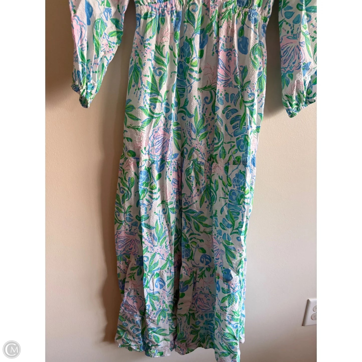 Dress Designer By Lilly Pulitzer In Floral Print, Size: Xs