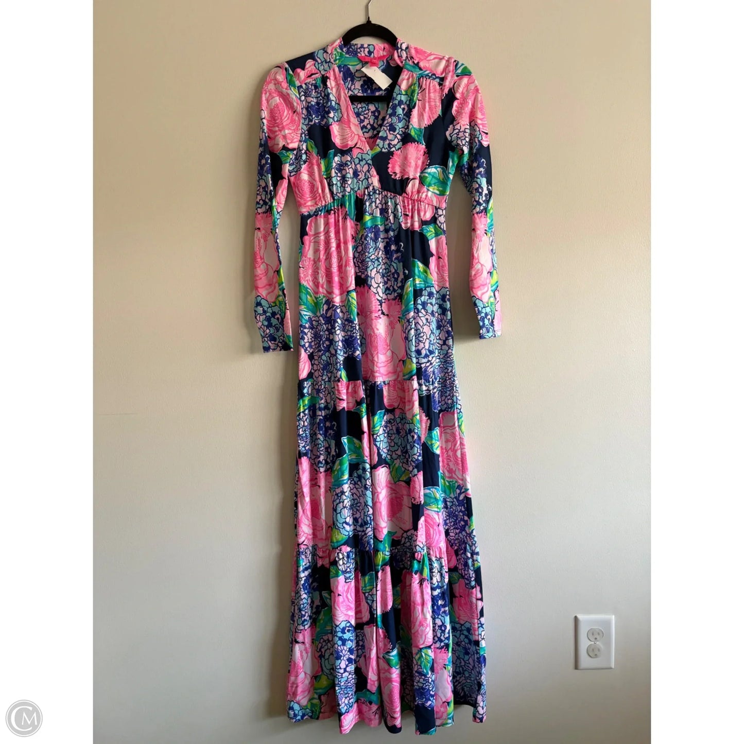 Dress Designer By Lilly Pulitzer In Floral Print, Size: Xs