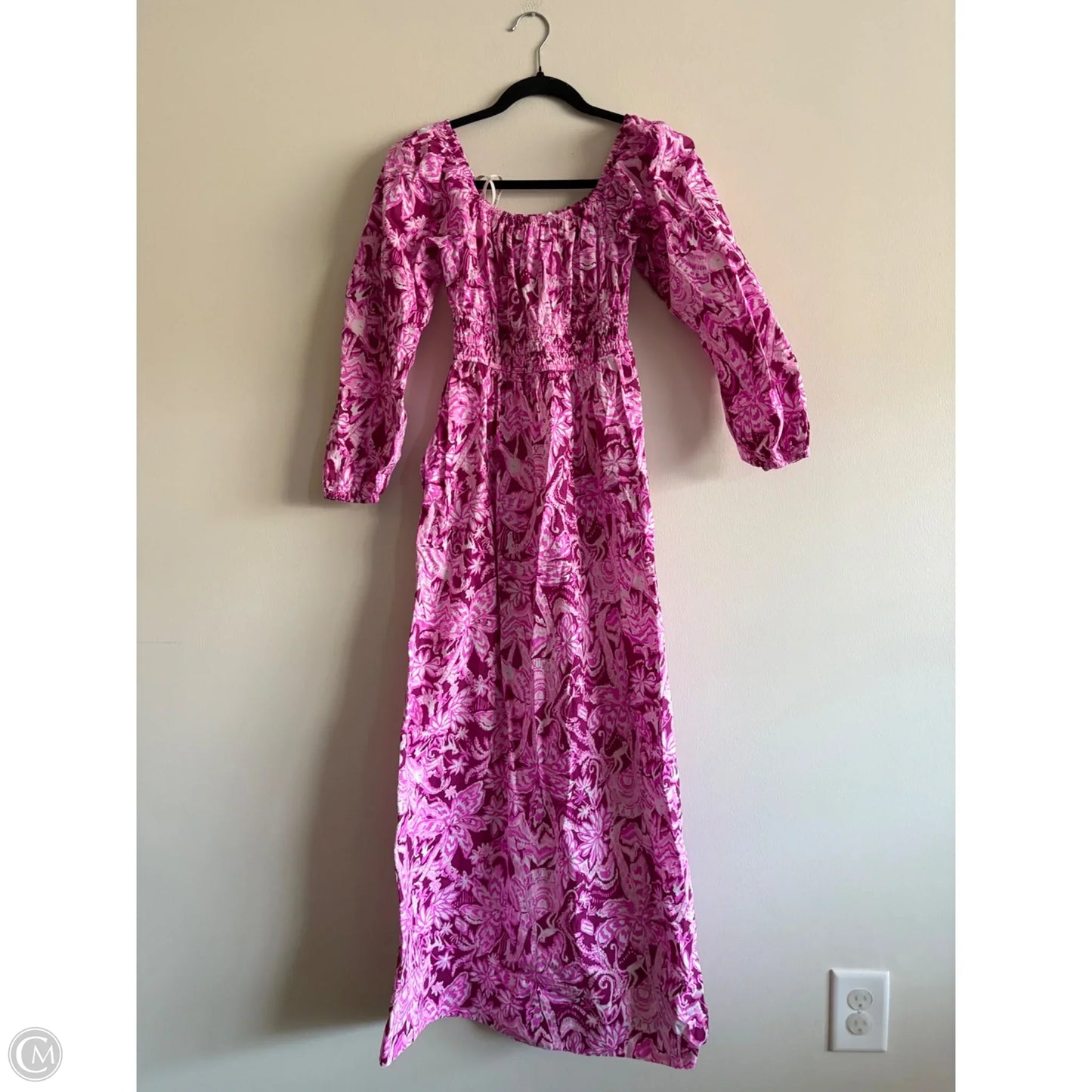 Dress Designer By Lilly Pulitzer In Floral Print, Size: Xs