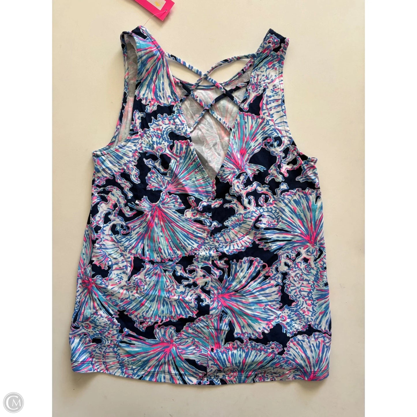 Tank Top Designer By Lilly Pulitzer In Blue, Size: Xs