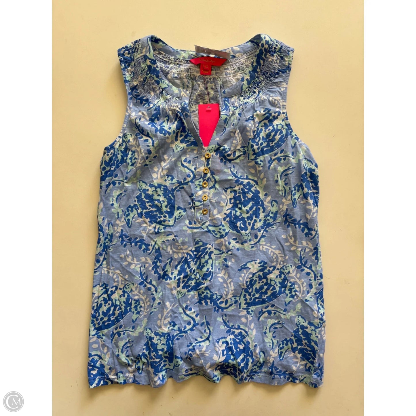 Tank Top Designer By Lilly Pulitzer In Blue, Size: Xs