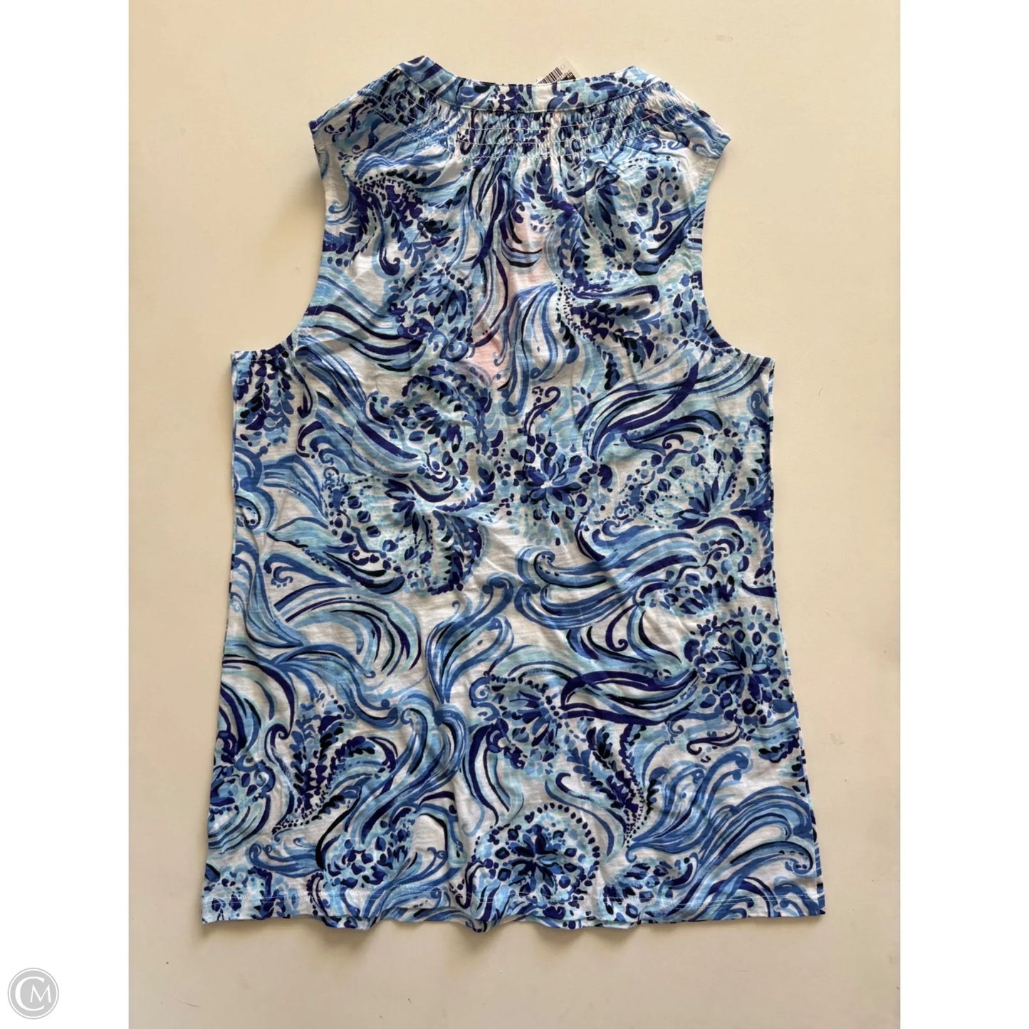 Tank Top Designer By Lilly Pulitzer In Blue, Size: Xs