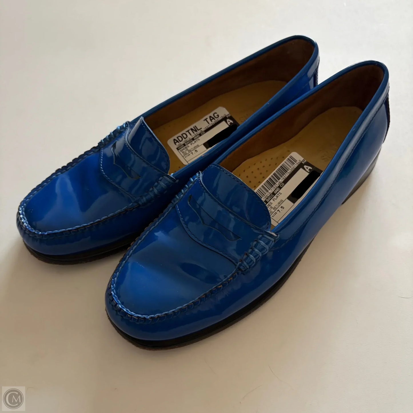 Shoes Flats By Gh Bass And Co In Blue, Size: 7.5