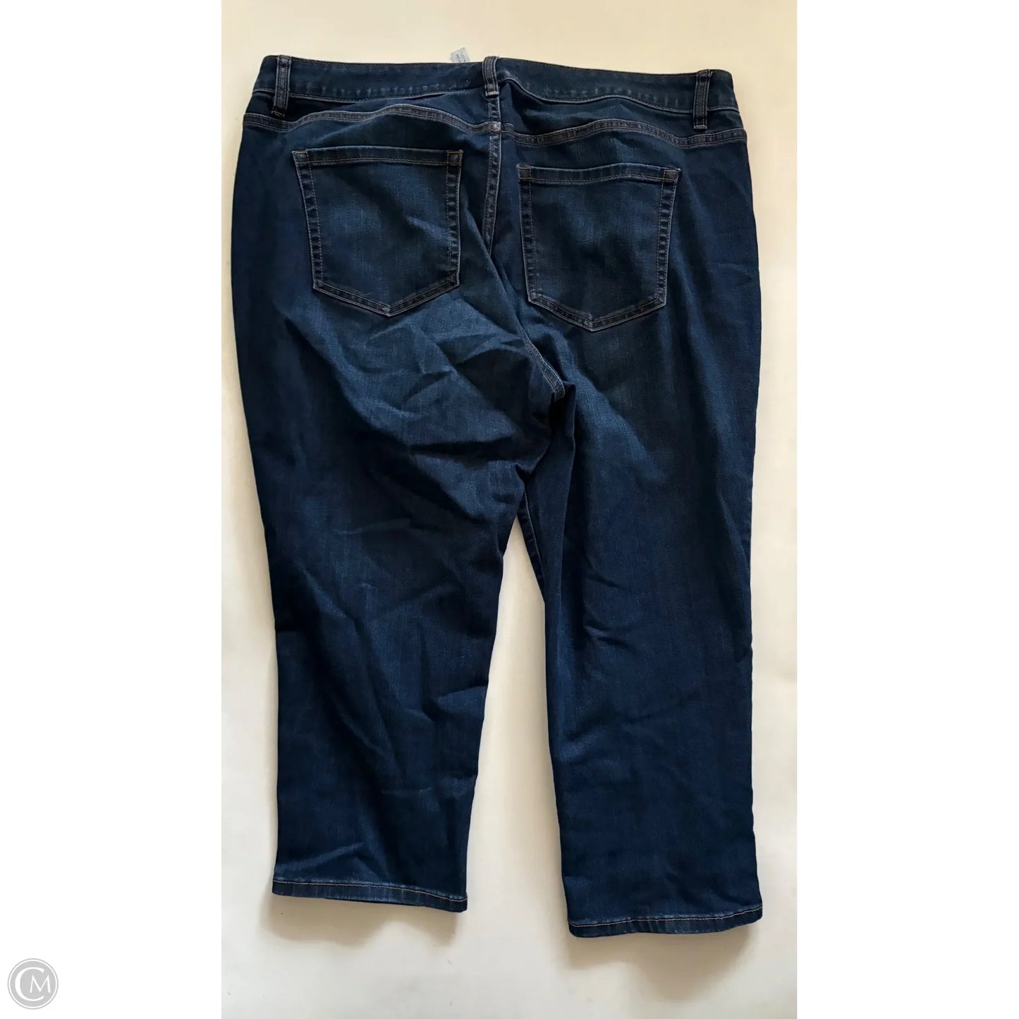 Jeans Cropped By Lane Bryant In Blue, Size: 18