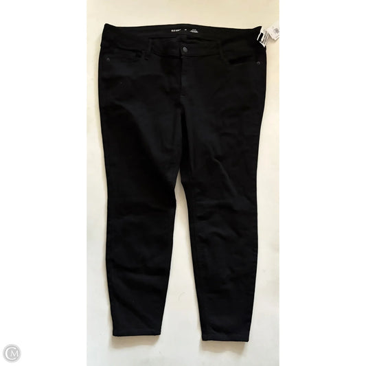 Jeans Skinny By Old Navy In Black, Size: 0p