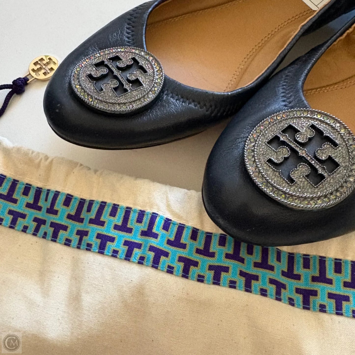 Shoes Designer By Tory Burch In Navy, Size: 9
