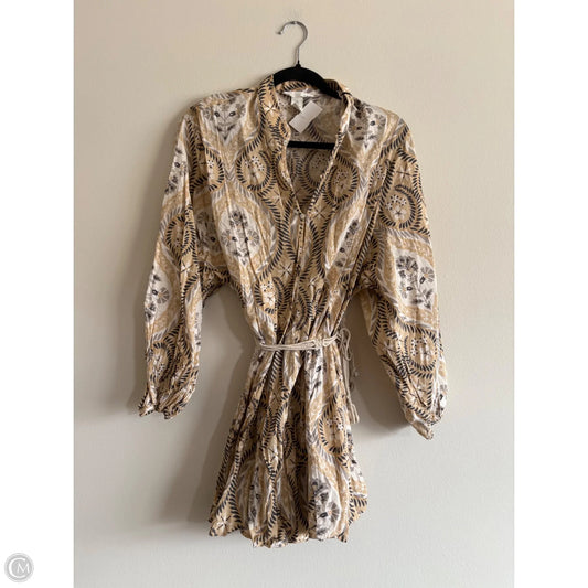 Dress Casual Midi By H&m In Cream, Size: L