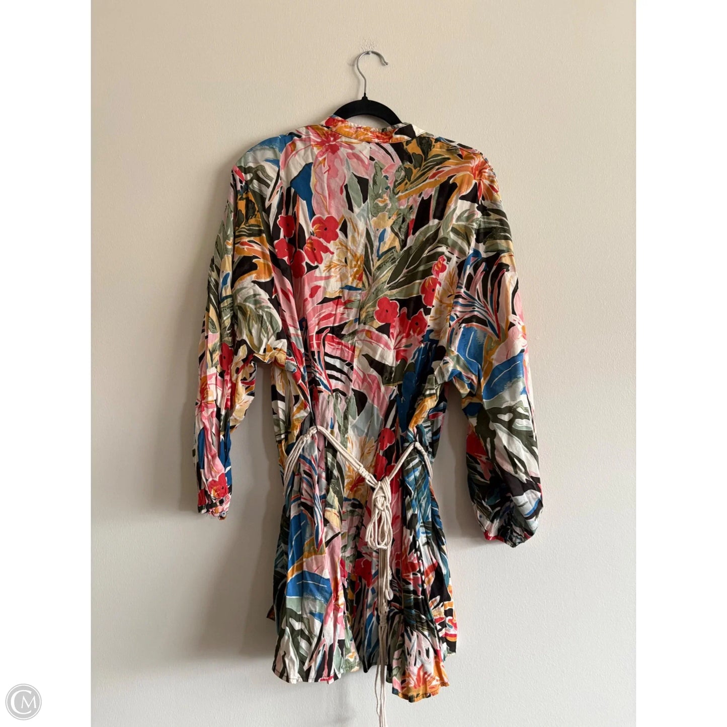 Dress Casual Midi By H&m In Floral Print, Size: L