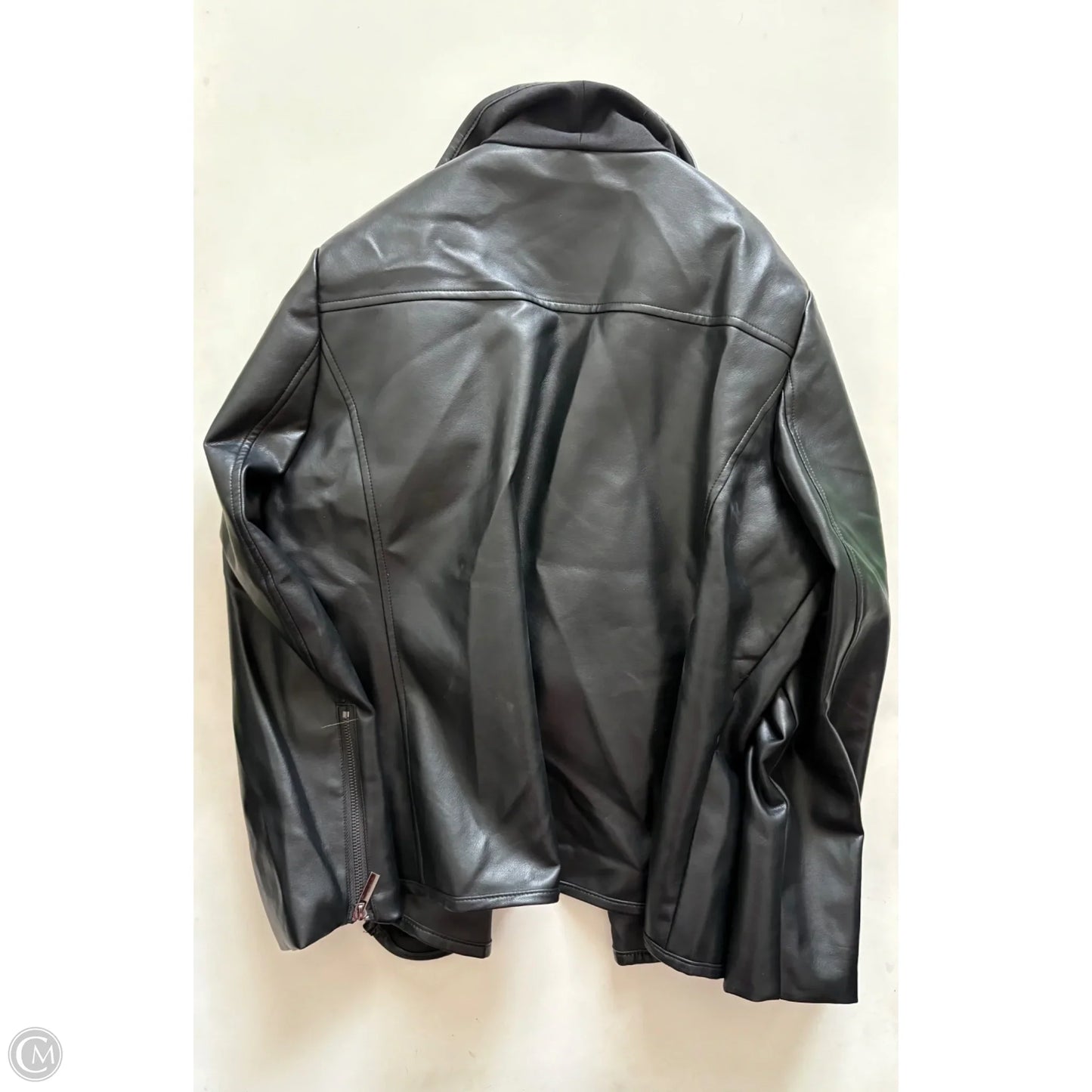 Jacket Moto By Bagatelle In Black, Size: 2x