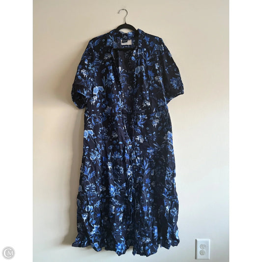 Dress Casual Maxi By Gap In Blue, Size: Xl