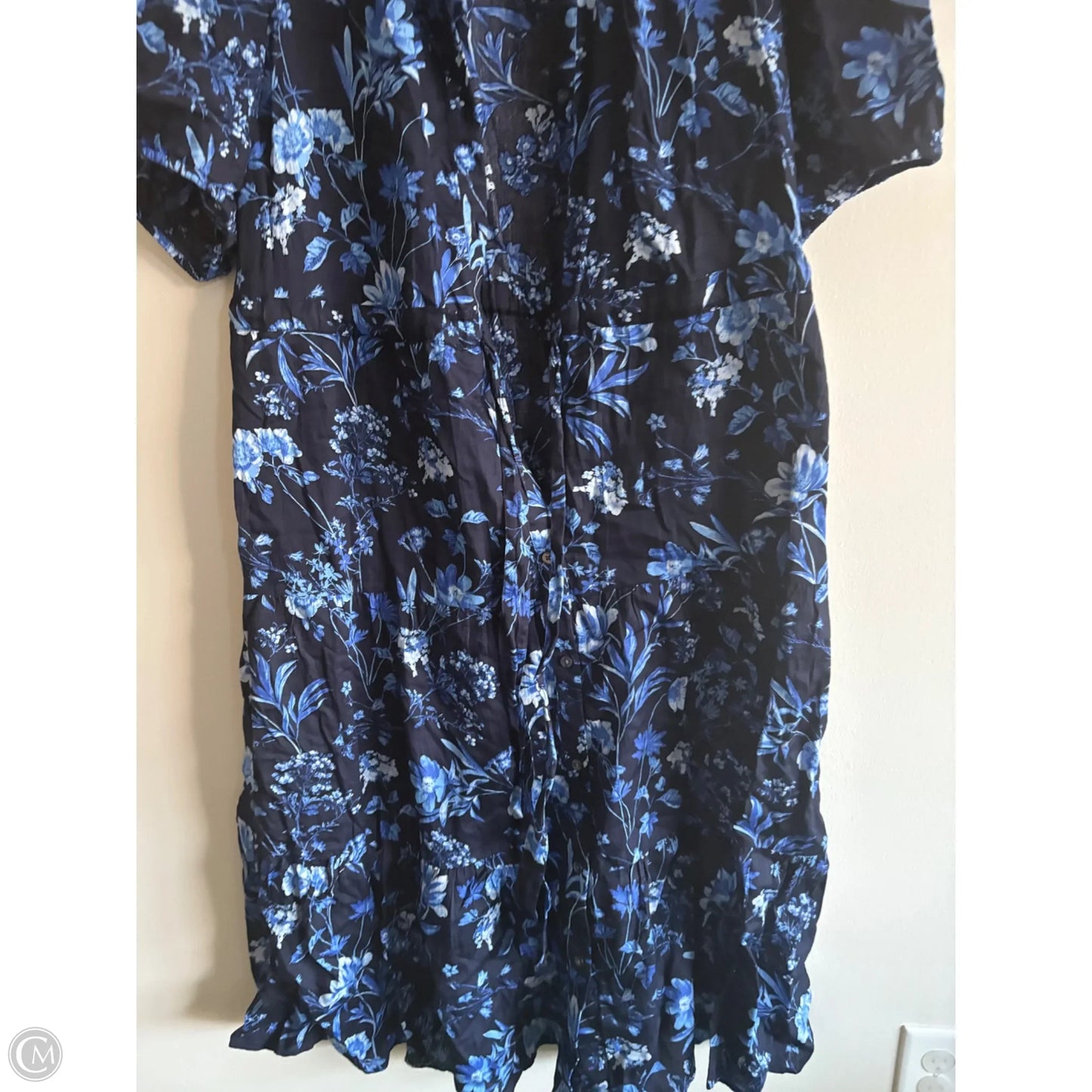 Dress Casual Maxi By Gap In Blue, Size: Xl