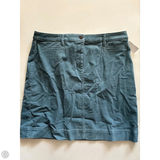 Skirt Mini & Short By Talbots In Blue, Size: 16