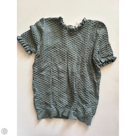 Sweater Short Sleeve By Marled In Green, Size: M