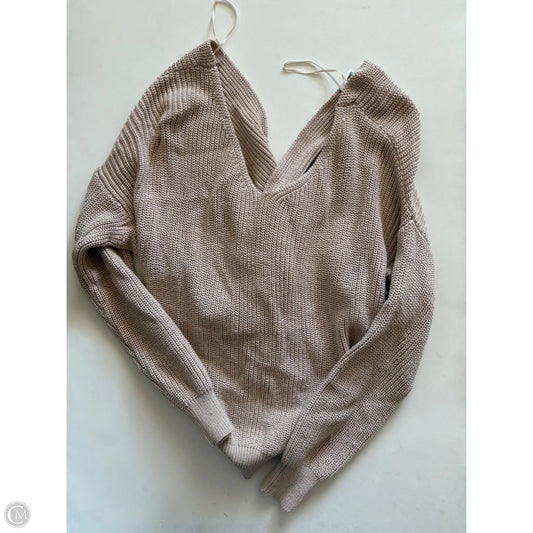 Sweater By Love Tree In Cream, Size: L