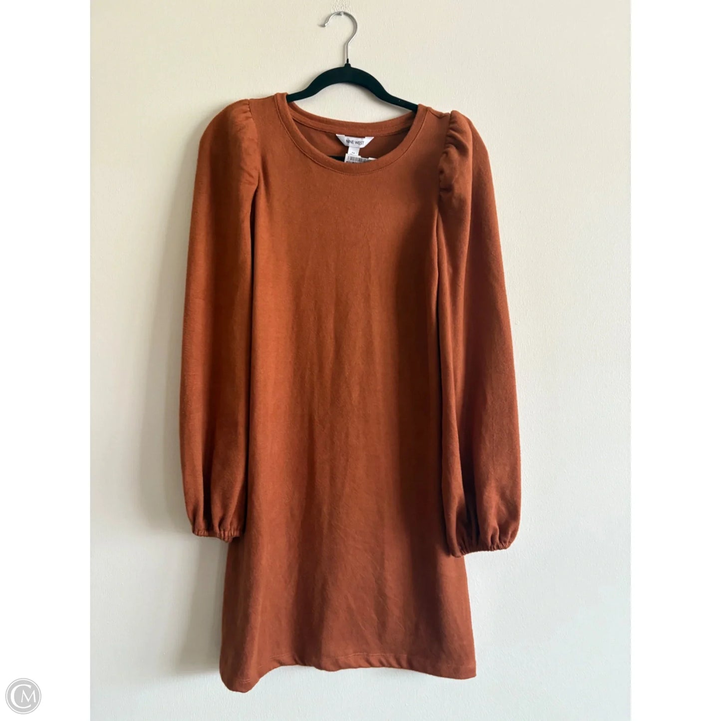 Dress Work By Nine West Apparel In Brown, Size: M