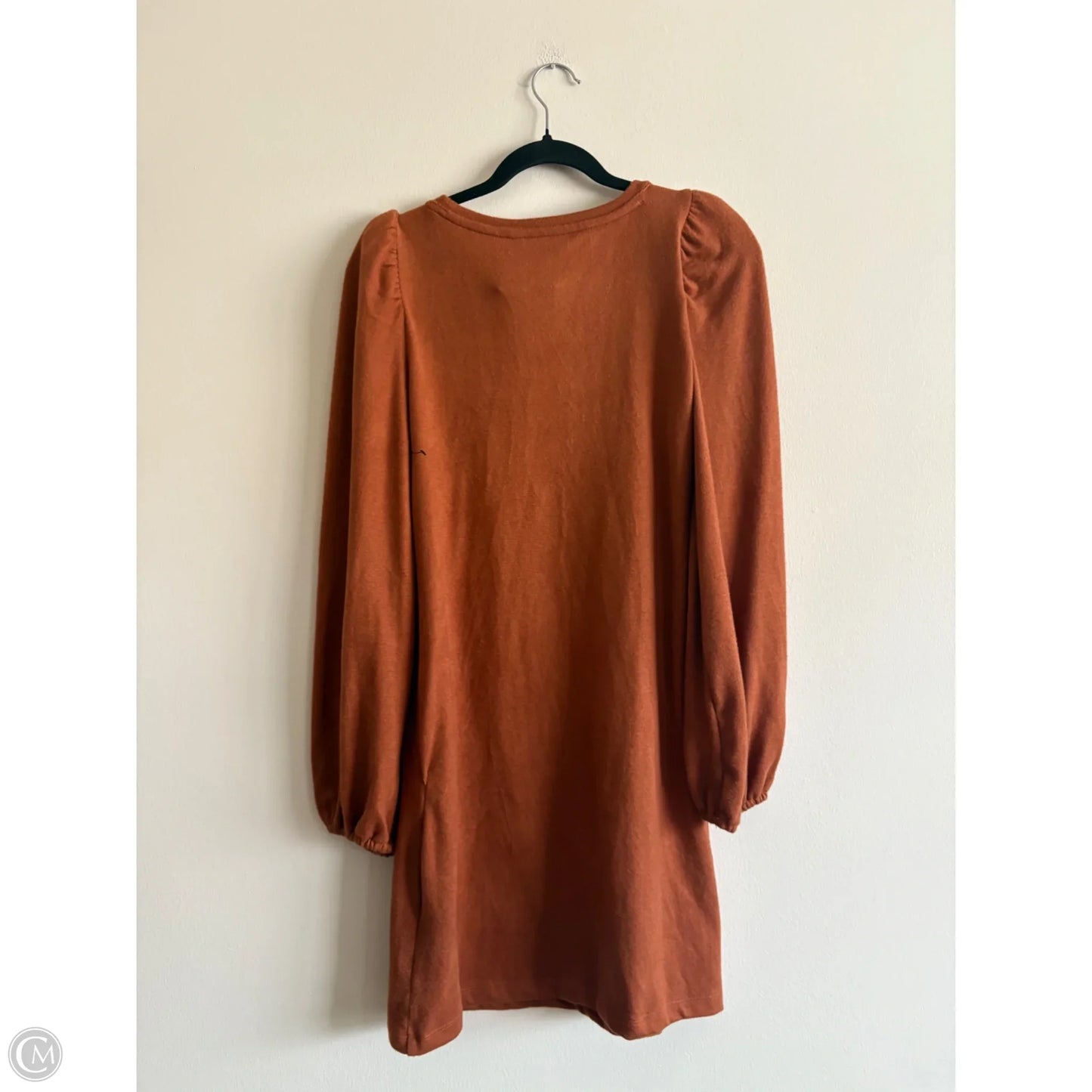 Dress Work By Nine West Apparel In Brown, Size: M