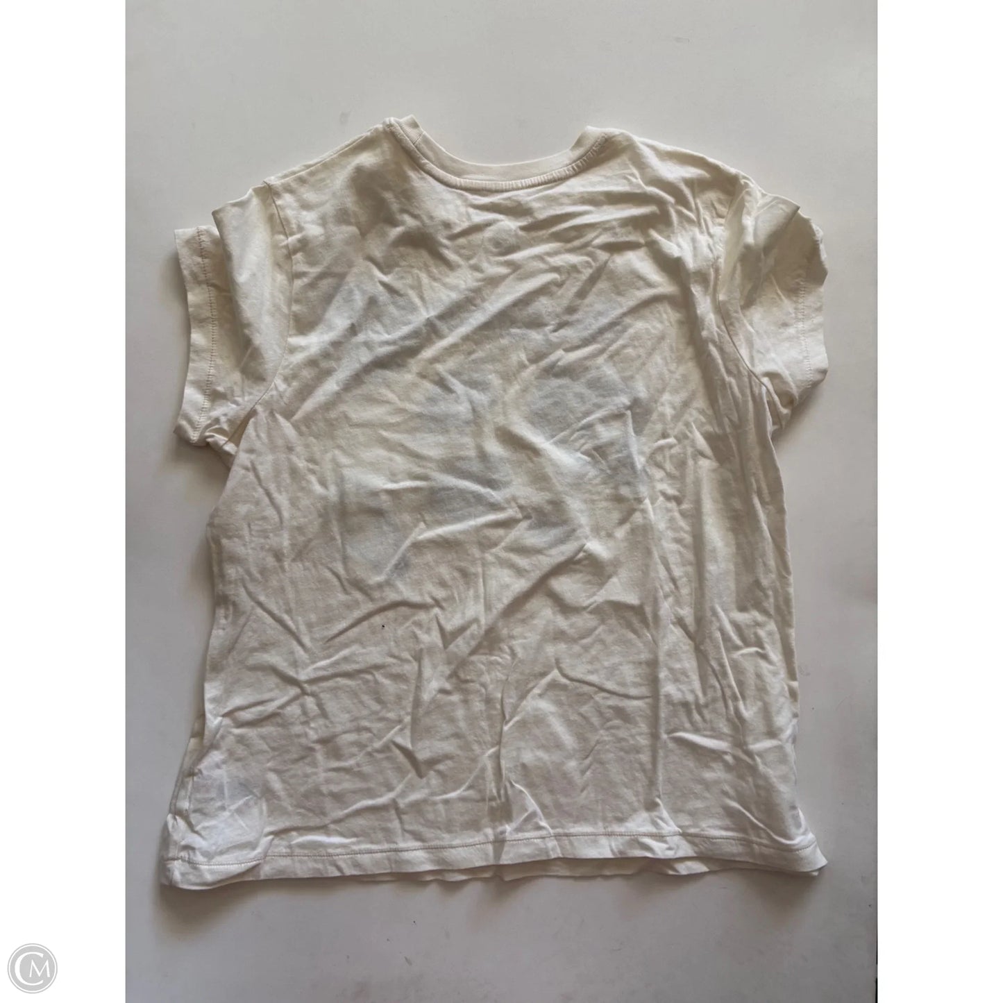 Top Short Sleeve By Universal Thread In Cream, Size: M