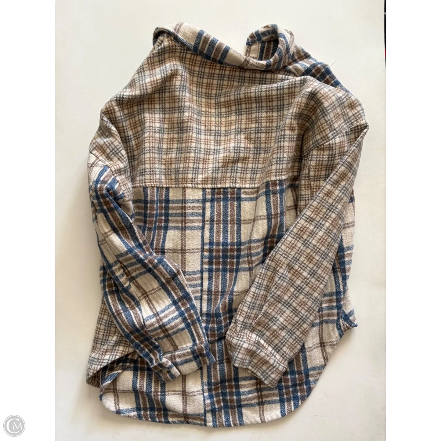 Jacket Faux Fur & Sherpa By Altard State In Plaid Pattern, Size: S