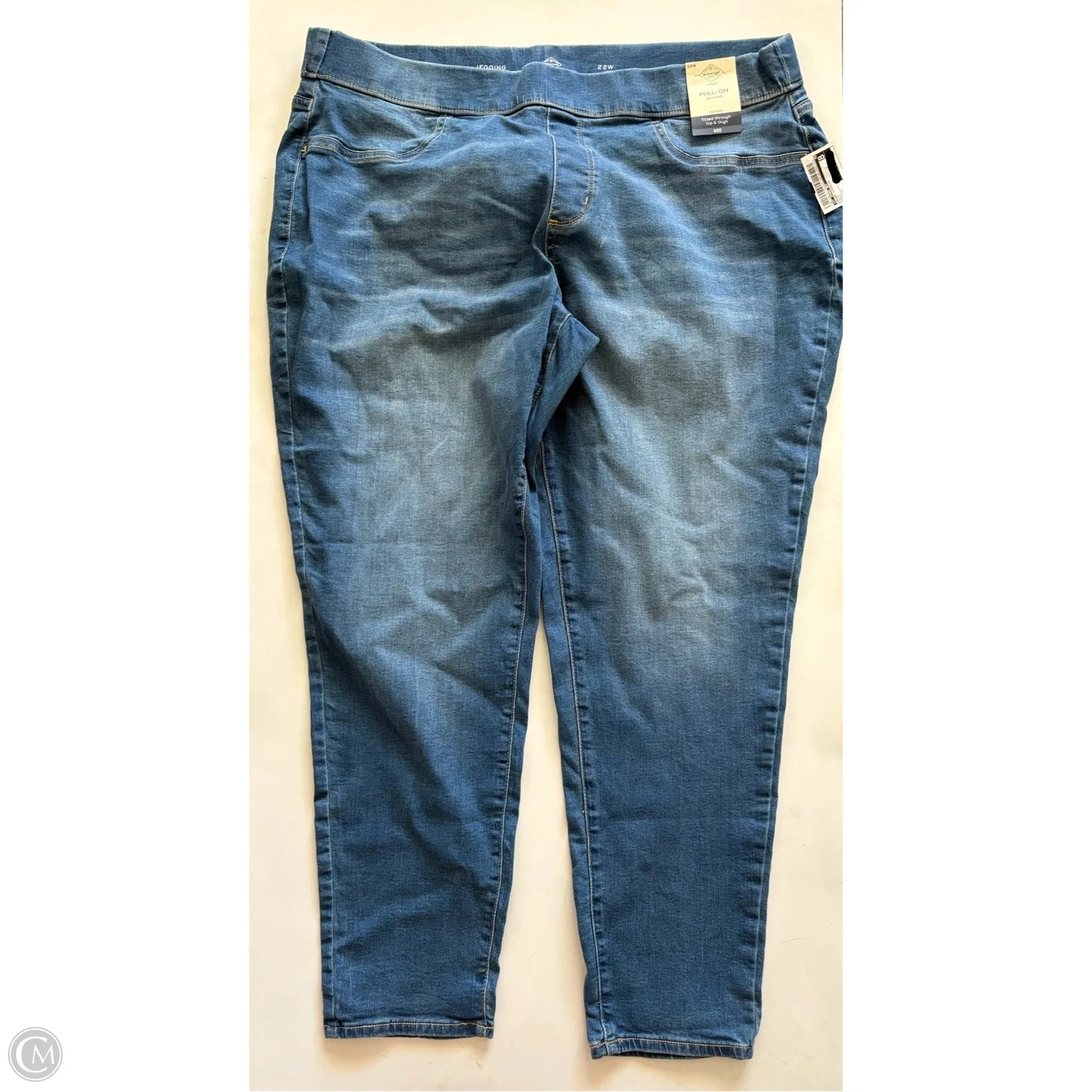 Jeans Straight By St Johns Bay In Blue, Size: 22