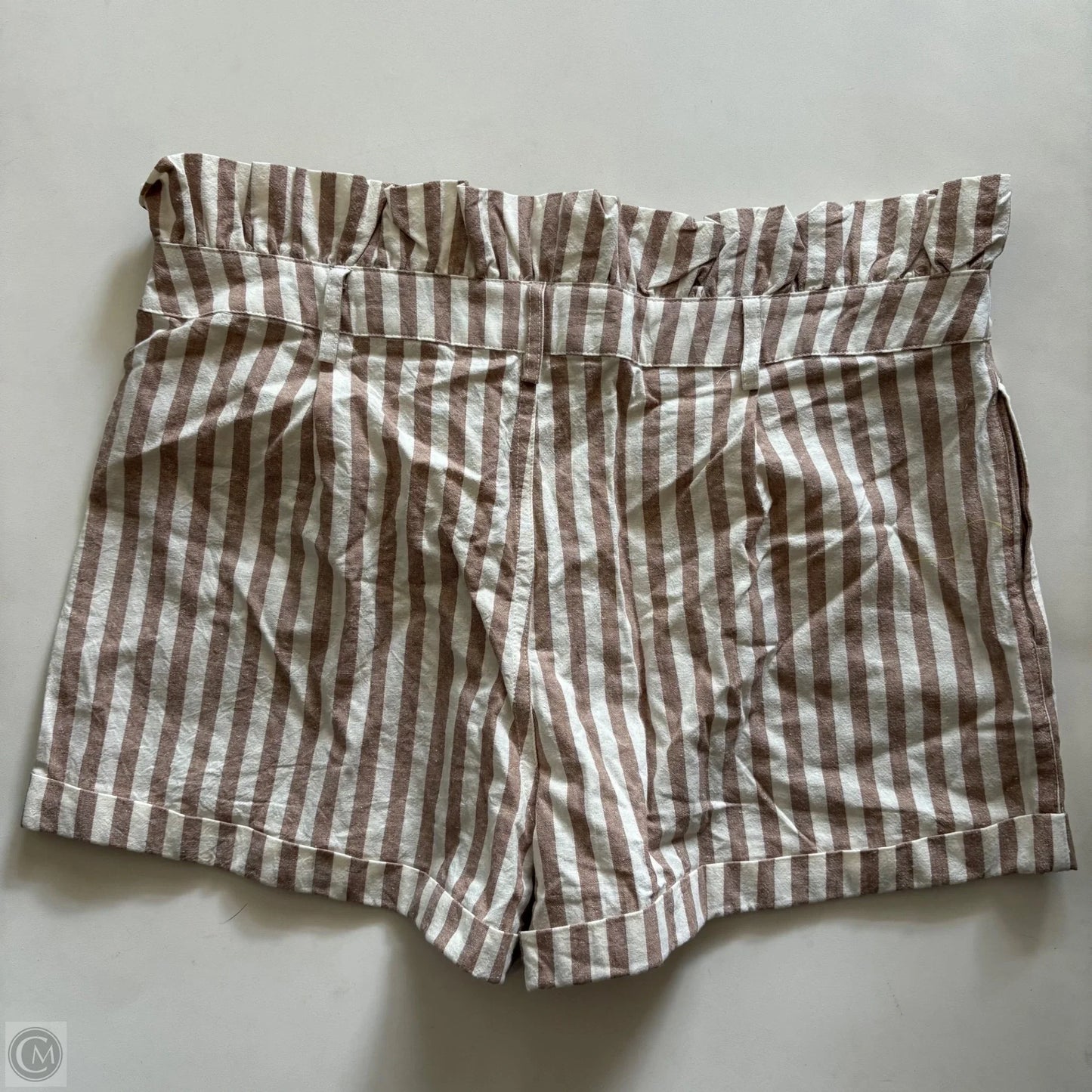 Shorts By Pink Lily In Striped Pattern, Size: Xl