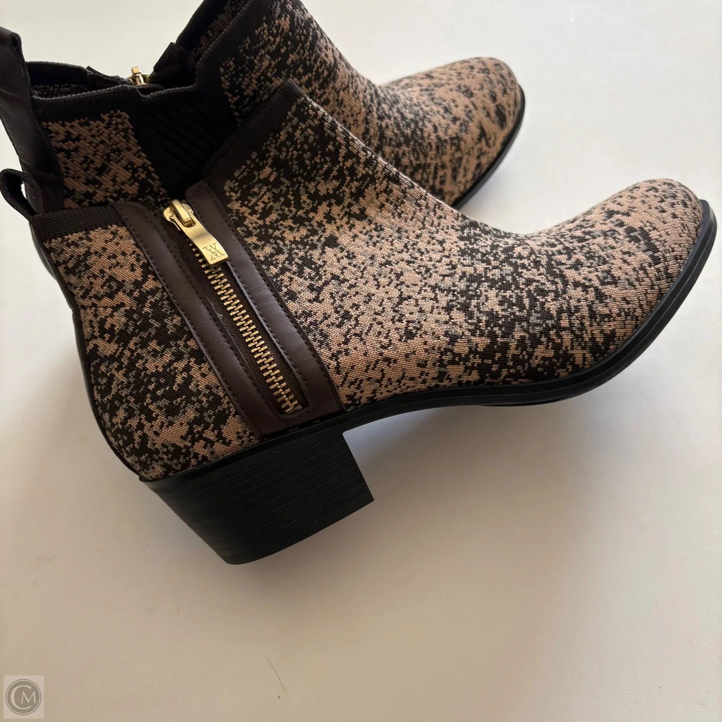 Boots Ankle Heels By Vivaia In Brown, Size: 10.5